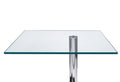 Tavolino Ronald Schmitt, modello Duett 60x45, K529, con ruote, altezza regolabile da 43 a 62 cm,