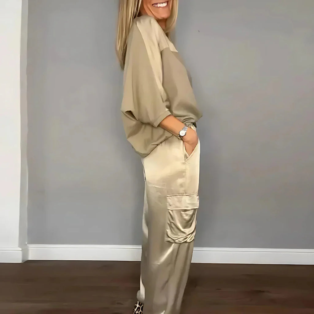 Set di lusso in satin di seta