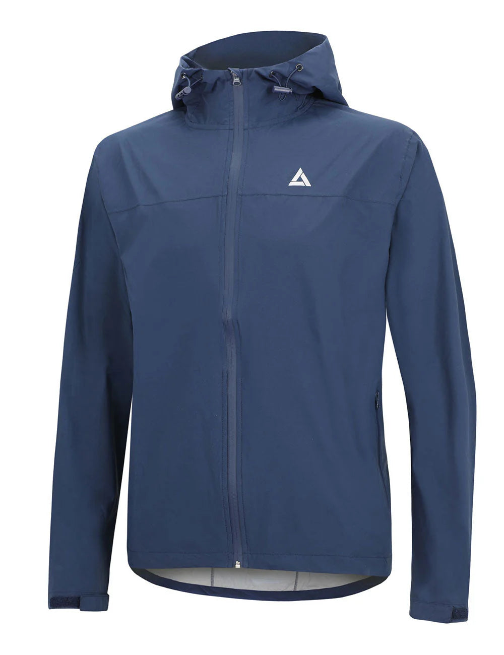Giacca antipioggia da uomo / giacca da ciclista con cappuccio Pro Line Blu Navy Set di prodotti