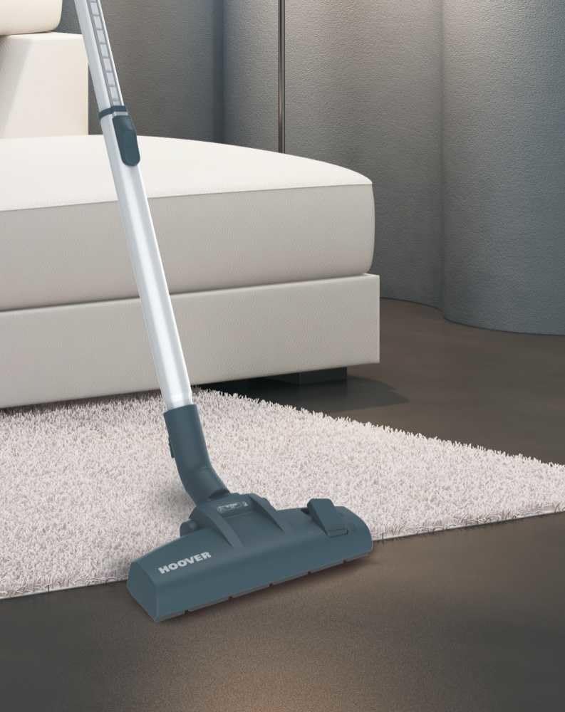 Hoover Aspirapolvere per Peli di Animali Domestici BREEZE PET con Bocchetta per Animali Domestici I Aspirapolvere senza sacco per peli di cane e gatto I Con asta regolabile, filtro EPA, cavo da 5 m con avvolgimento automatico e impugnatura