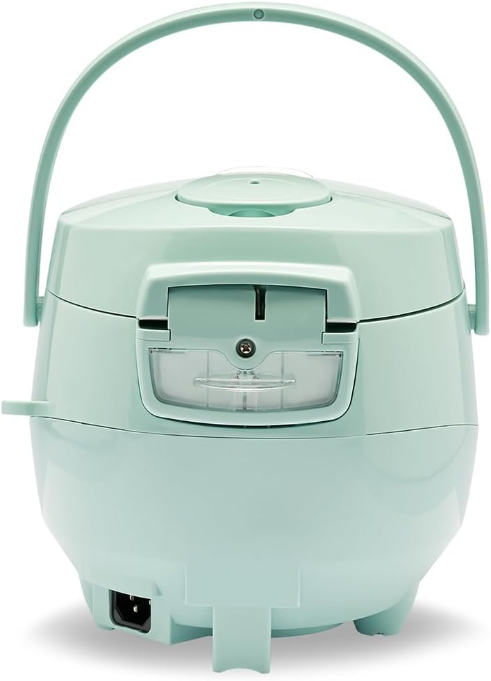 REISHUNGER Cuociriso digitale piccolo, nero | Da 0,6 L fino a 3 persone | Funzione mantenimento calore, timer e pentola premium | Multicooker e vaporiera piccoli, 8 programmi, tecnologia a 7 fasi