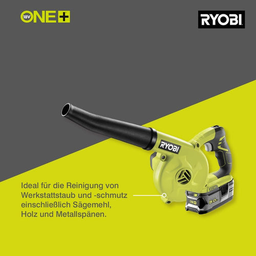 18 V ONE+ Akku-Geblse R18TB-0 (Luftvolumen 2,9 m/min, Luftgeschwindigkeit von 200 km/h, ohne Akku und Ladegert)