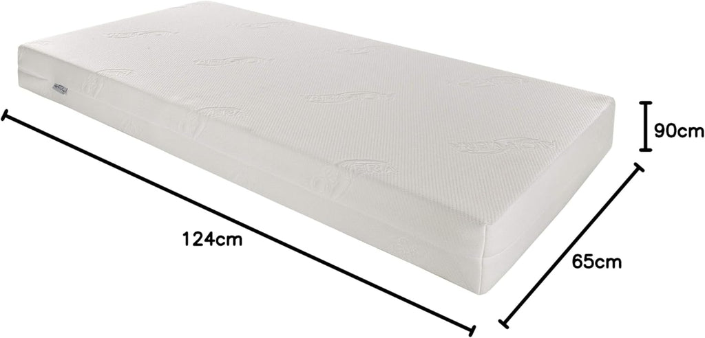 Love For Sleep Lettino per neonati co-sleeping 120x60cm con materasso in schiuma bianco Jacob lettino per bambini in legno - lettino per bambini, lettino trasformabile con sbarre