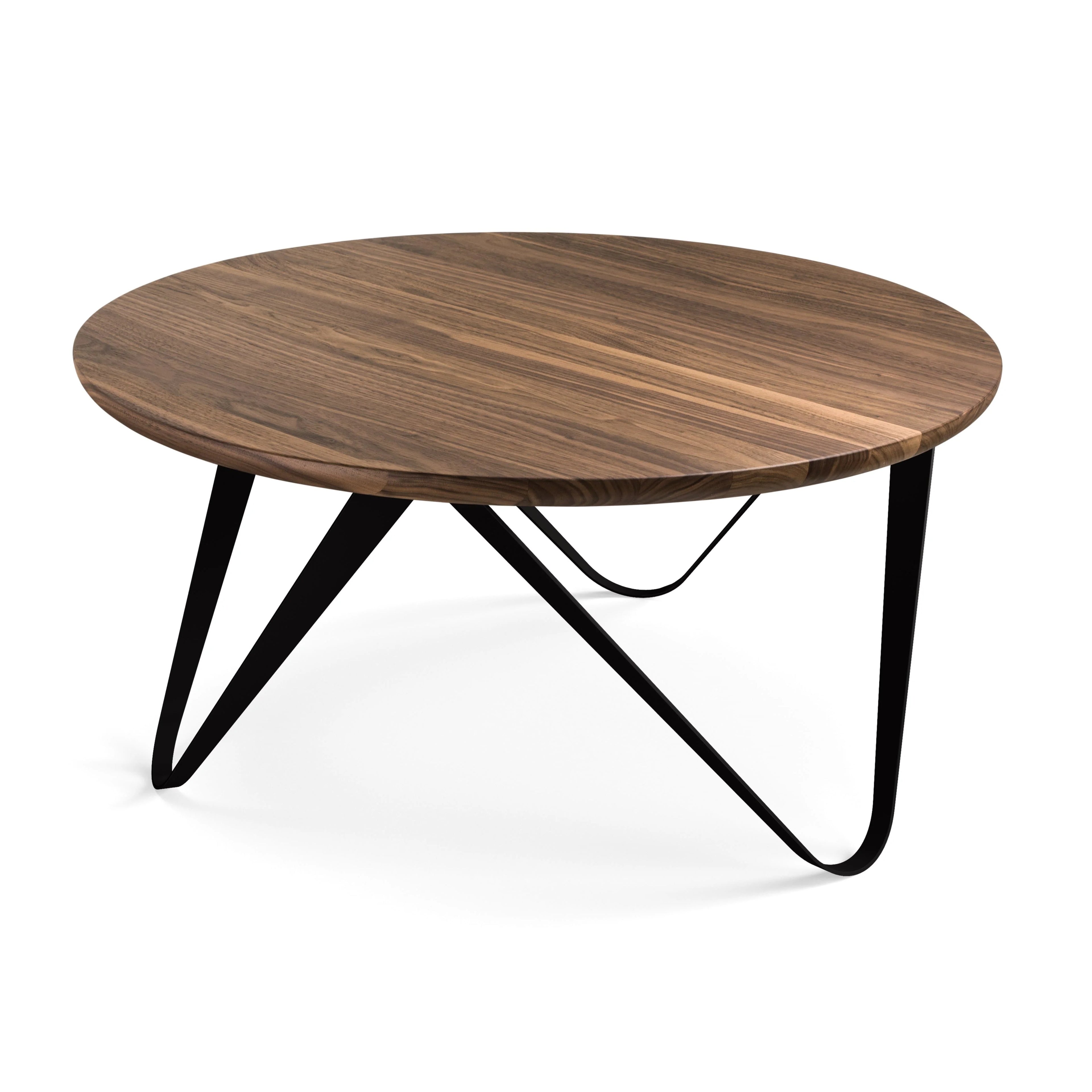 Couchtisch CHRONOS Nussbaum Tiefschwarz
