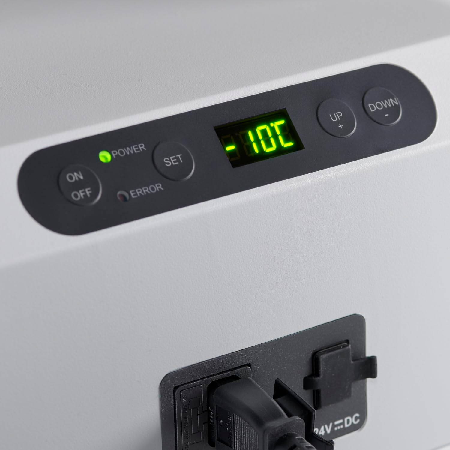 Mobicool MCF40, Frigo Elettrico a Compressore, 38 Litri, 12/24/230 V, Mini Frigo Portatile per Auto, Camion, Barca, Camper e Presa di Corrente, Blu