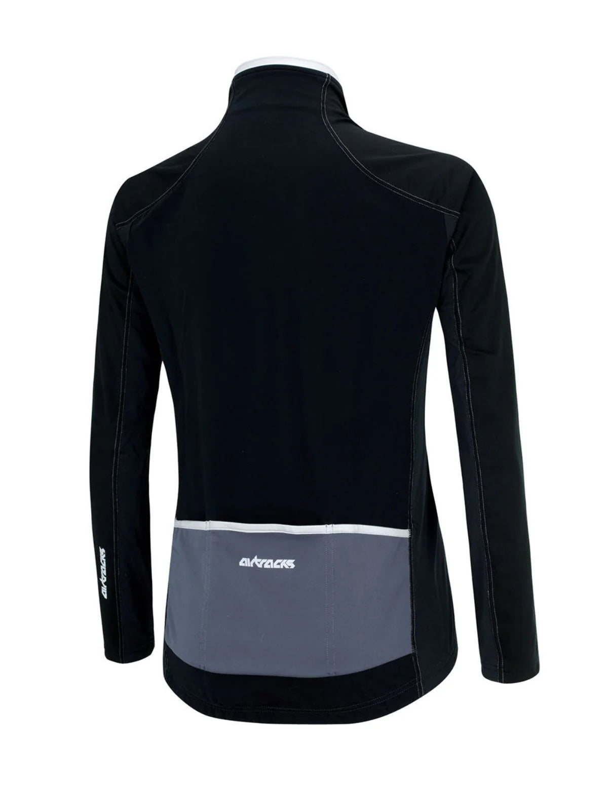 Herren Thermo Fahrradjacke Comfort Line Schwarz Grau