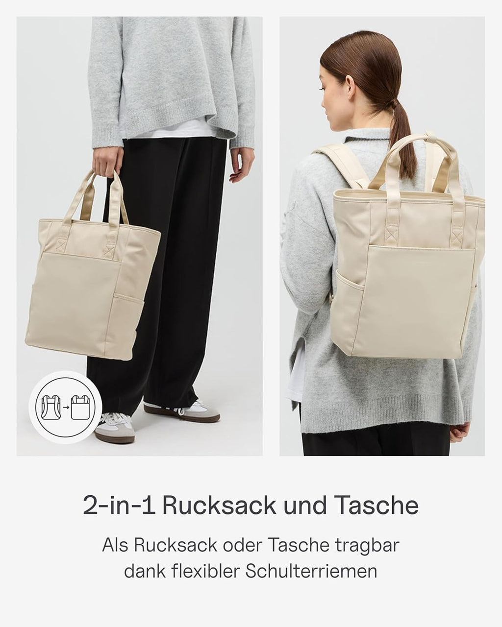 Kapten & Son Rucksack Lindby Diaper Set 12 L | 2in1 Wickelrucksack & Wickeltasche mit Kinderwagen- und Kofferbefestigung | inklusive Kulturtasche, Wickelunterlage & isolierter Flaschenhalter