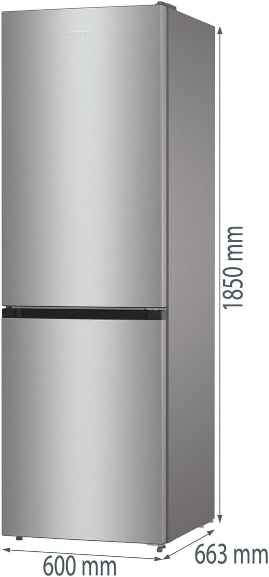 Gorenje RK 418 DPW4 Frigorifero-Congelatore, Classe Energetica D, Vano Verdura CrispZone, Cerniera Porta, Reversibile, Illuminazione Interna LED, Vano Frigorifero 198 Litri, Vano Congelatore 71 Litri, Bianco