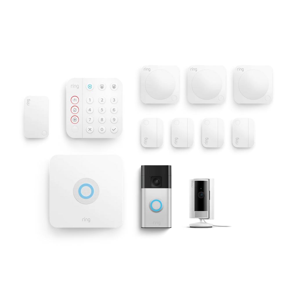 Kit Allarme + Indoor Cam 2ª gen. + Videocitofono con batteria in confezione L