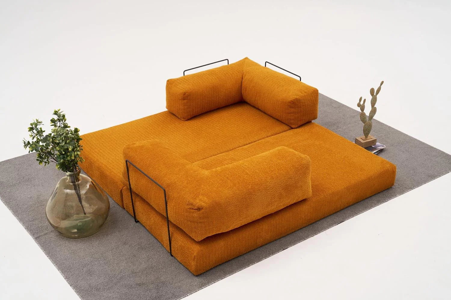 Divano a 3 posti Comfort - Arancio