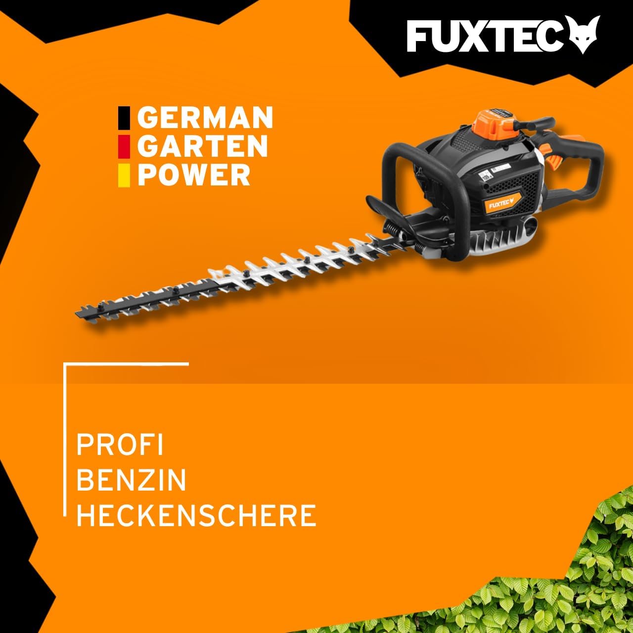 Fuxtec Benzin Heckenschere Profi FX-MHP126 mit XXL-Schwertlänge 800 mm Schwert Freischneider