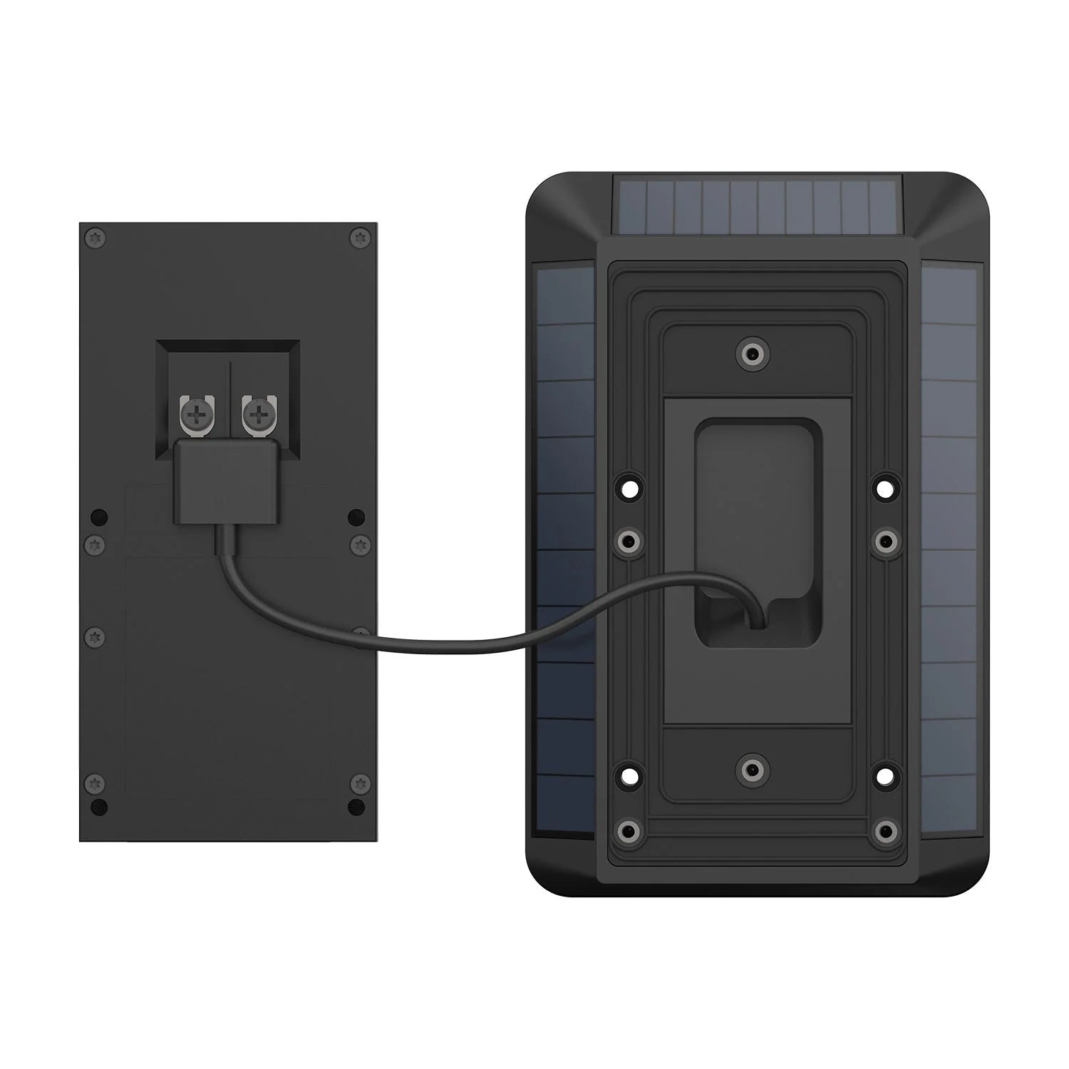 Solarladegert 2. Generation für akkubetriebene Türklingeln (Video Doorbell 2, Video Doorbell 3, Video Doorbell 3 Plus, Video Doorbell 4, Battery Video Doorbell Plus, Battery Video Doorbell Pro)