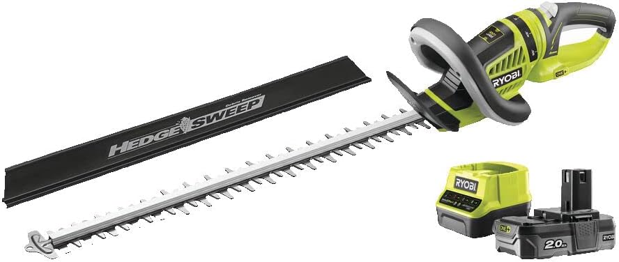 18 V ONE+ Akku-Heckenschere RY18HT50A-0 (Schnittgeschwindigkeit 1350 U/min, Messerlnge 50 cm, 24 mm Messerabstand, ohne Akku & Ladegert im Karton), Grün
