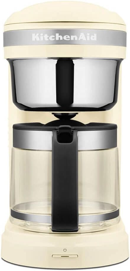 KitchenAid Drip-Kaffeemaschine mit spiralförmigem Wasserauslass 5KCM1209 (Creme)