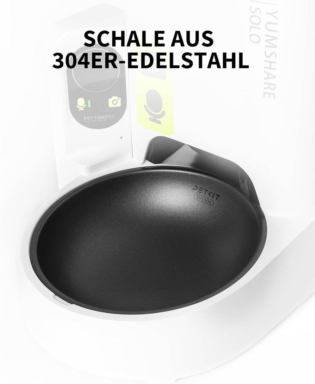 PETKIT Futterautomat Mit Kamera, KI Futterautomat Katze,3L Katzen Futterautomaten,Automatischer Futterspender für Katze und Hund,2.4G WiFi Intelligente App-Steuerung,1-5 Mahlzeiten
