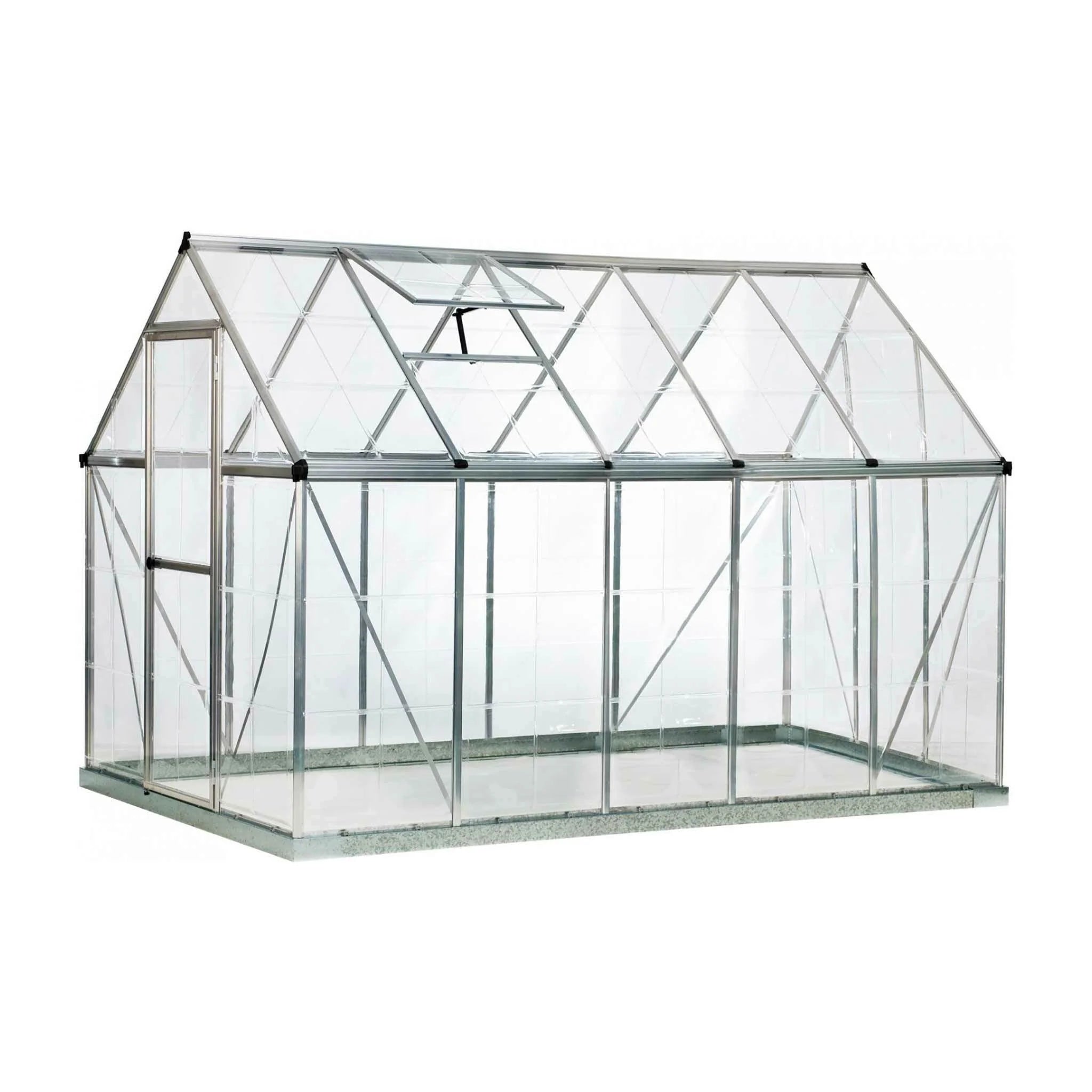 Palram-Canopia Gewchshaus Harmony, 5,7m, 6x10, silber