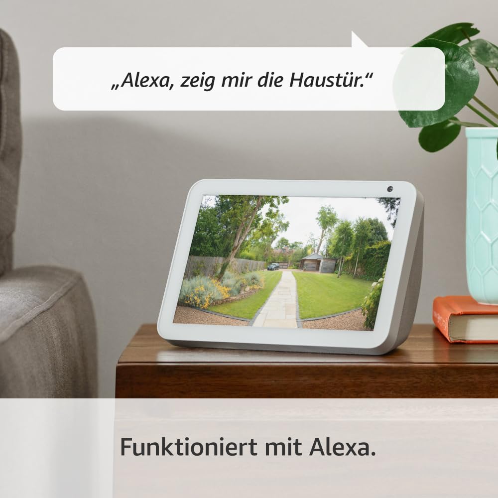 Ring Außenkamera Pro Solar (Stick Up Cam Pro) | Telecamera di sicurezza per esterni ad alimentazione solare con video HDR a 1080p, Wi-Fi, rilevamento del movimento 3D, compatibile con Alexa | 2 telecamere di sicurezza
