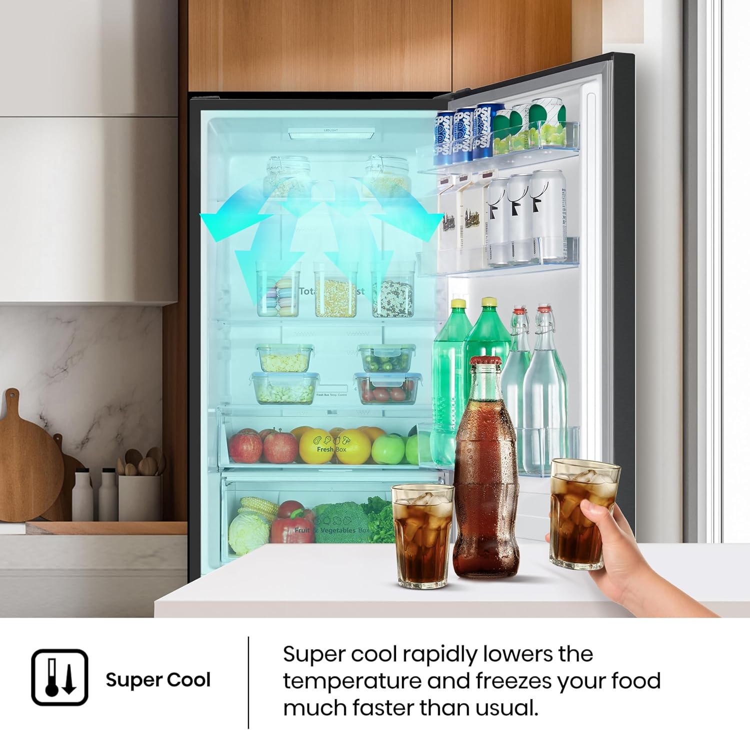 Hisense RB327N4ADD Frigorifero Combinato, Classe Energetica D, Total NoFrost, Porta Reversibile, Griglia Portabottiglie, Vano Frigo 171 Litri, Vano Congelatore 85 Litri, Look Acciaio Inox