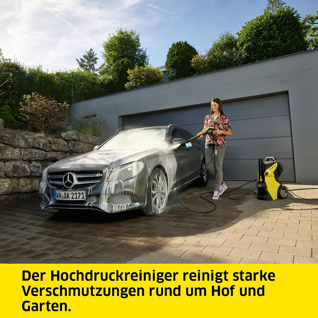Idropulitrice Krcher K 7 Premium Power Home, pressione: 180 bar, portata: 600 l/h, resa oraria: 60 m/h, potenza: 3.000 W, avvolgitubo, con pistola, ugello rotante, lancia VarioPower