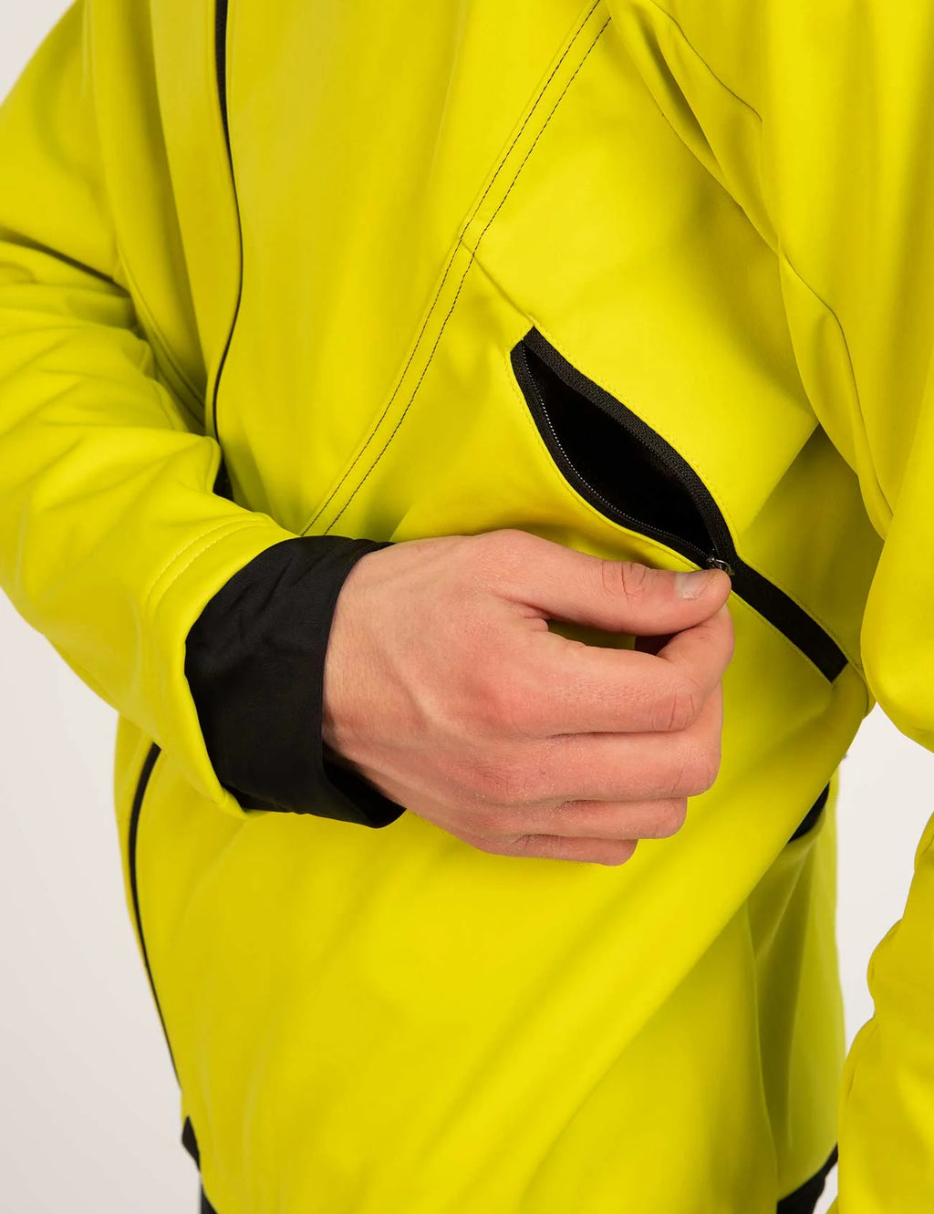 Giacca Termica da Ciclismo da Uomo Pro Team II Neon