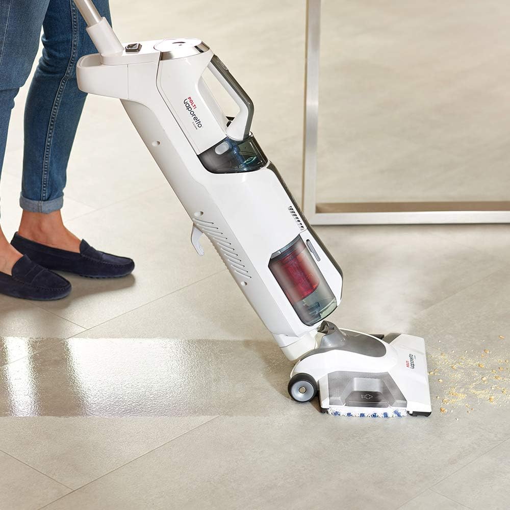 POLTI Vaporetto 3 Clean PTEU0295, Dampfsauger, ttet und beseitigt 99,9%* der Viren, Keime und Bakterien, Weiss, 1800 W