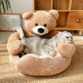 Sandy | Kuscheliges Hundebett in Teddyform