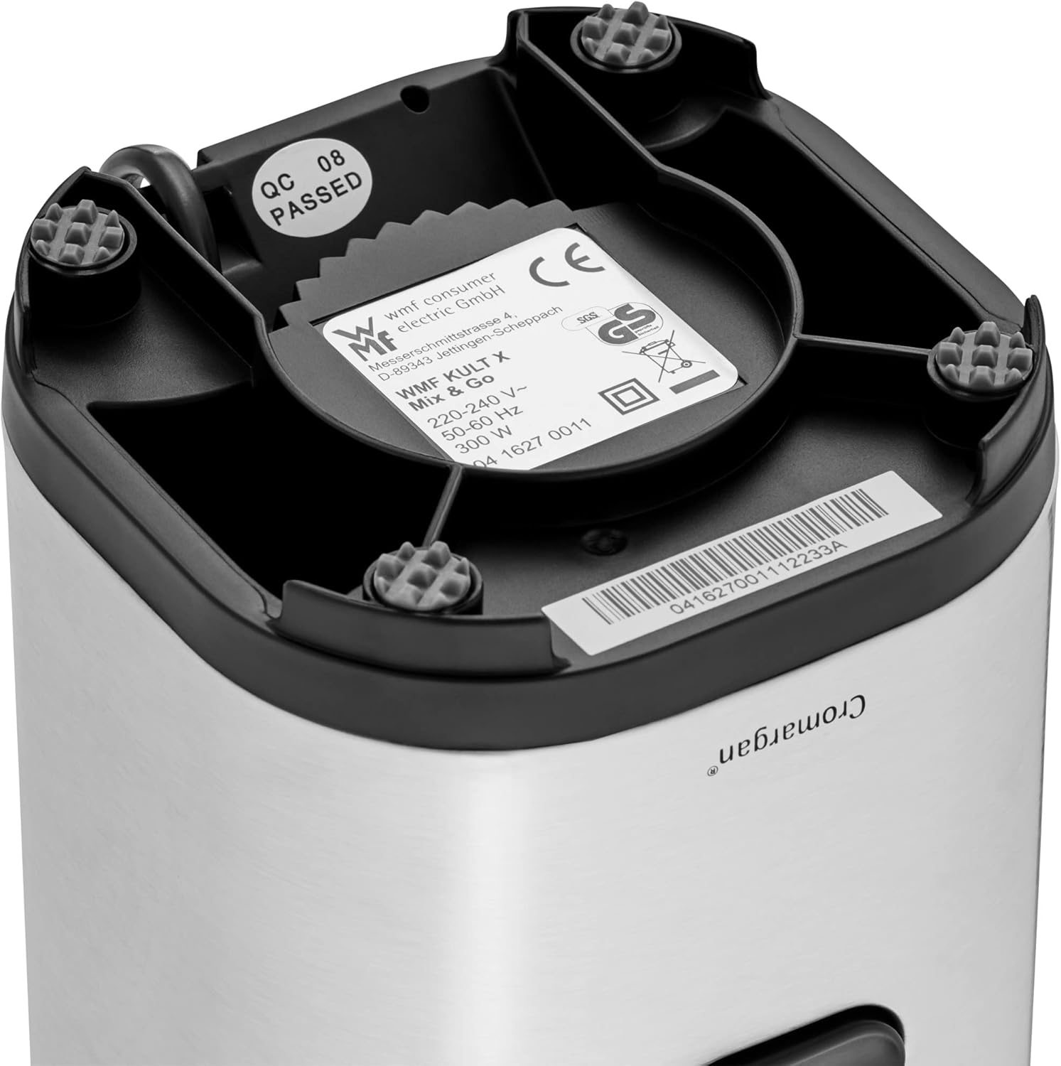 WMF Kult X Mix & Go Mini Smoothie Maker, frullatore, blender elettrico & Gastroback 46110 Contenuto: 700, 1400, 2000ml e tubo per sottovuoto, plastica, Altro