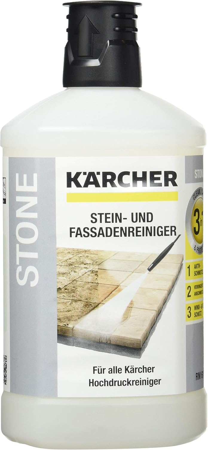 Krcher Flchenreiniger T-Racer T 5 (Spritzwasserschutz, für groe Flchen, zwei Flachstrahldüsen, Handgriff für senkrechtes arbeiten), schwarz-gelb