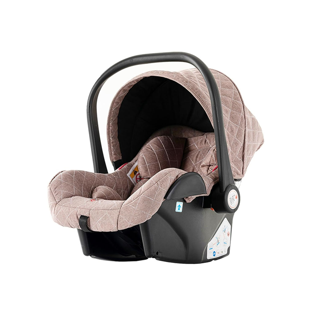 Sianldcone Passeggino 3 in 1, Set Passeggino con Tessuti di Alta Qualità, Sistemi di Viaggio con Spinta Reversibile, Passeggino Combinato a Vista Aperta Set Completo 3 in 1 (V9 Cachi)