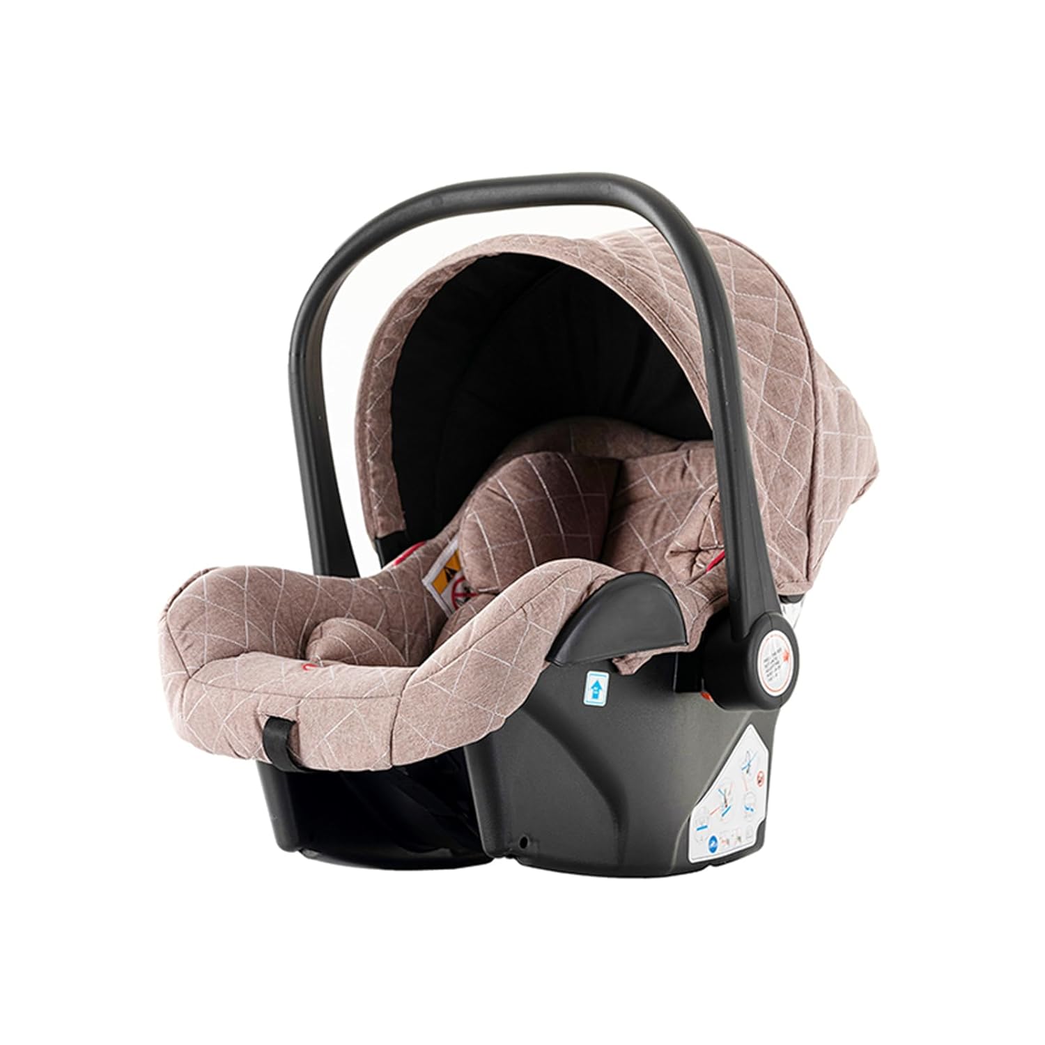Sianldcone Passeggino 3 in 1, Set Passeggino con Tessuti di Alta Qualità, Sistemi di Viaggio con Spinta Reversibile, Passeggino Combinato a Vista Aperta Set Completo 3 in 1 (V9 Cachi)