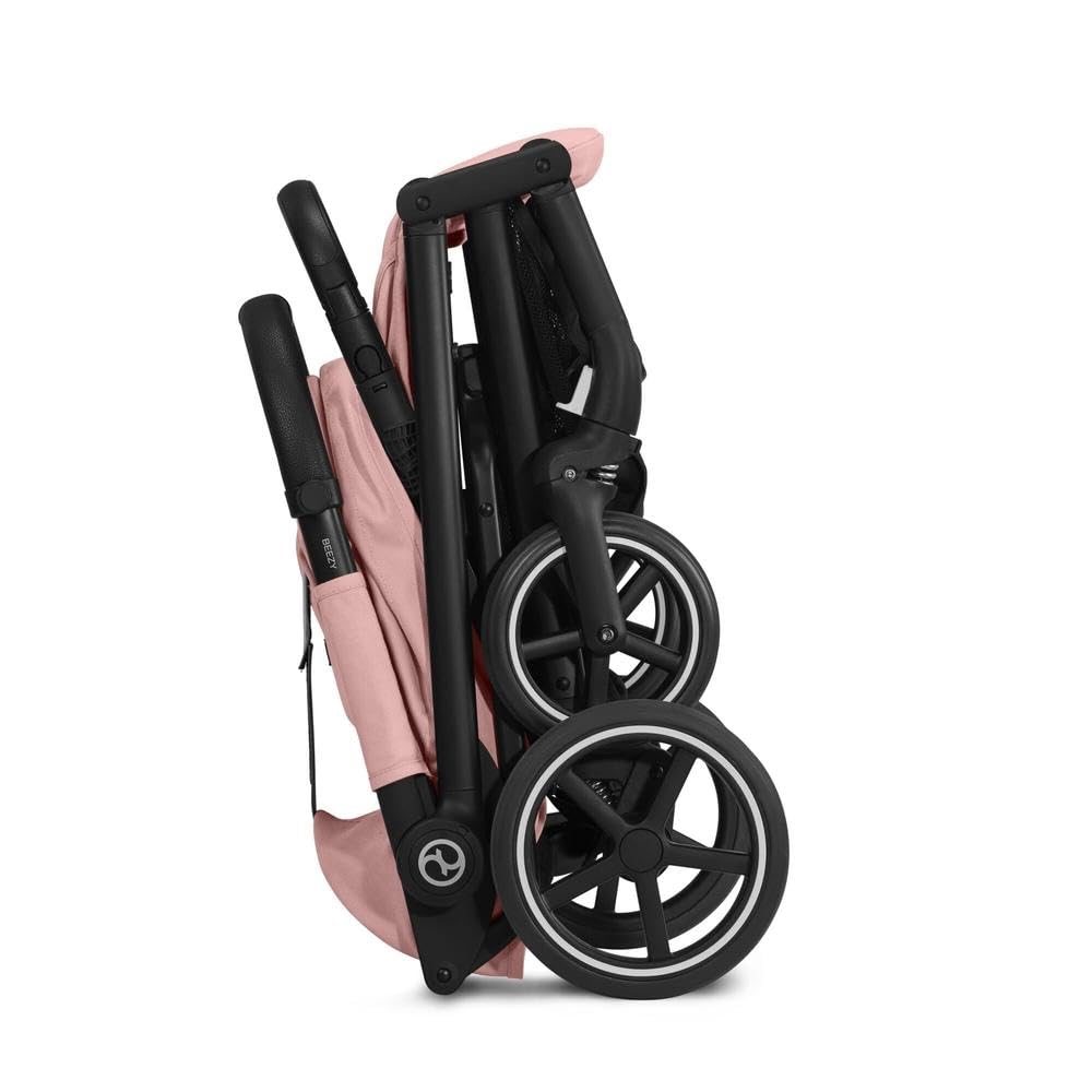 Passeggino Cybex Gold Beezy con cinture One-Pull, dalla nascita fino a 4 anni circa (max. 22 kg), compatto ed ergonomico, Almond Beige (Beige con telaio nero)