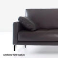 Violetta Sitzkomfort kubisches Sofa Terni, 176 oder 206 cm, Leder oder Stoff