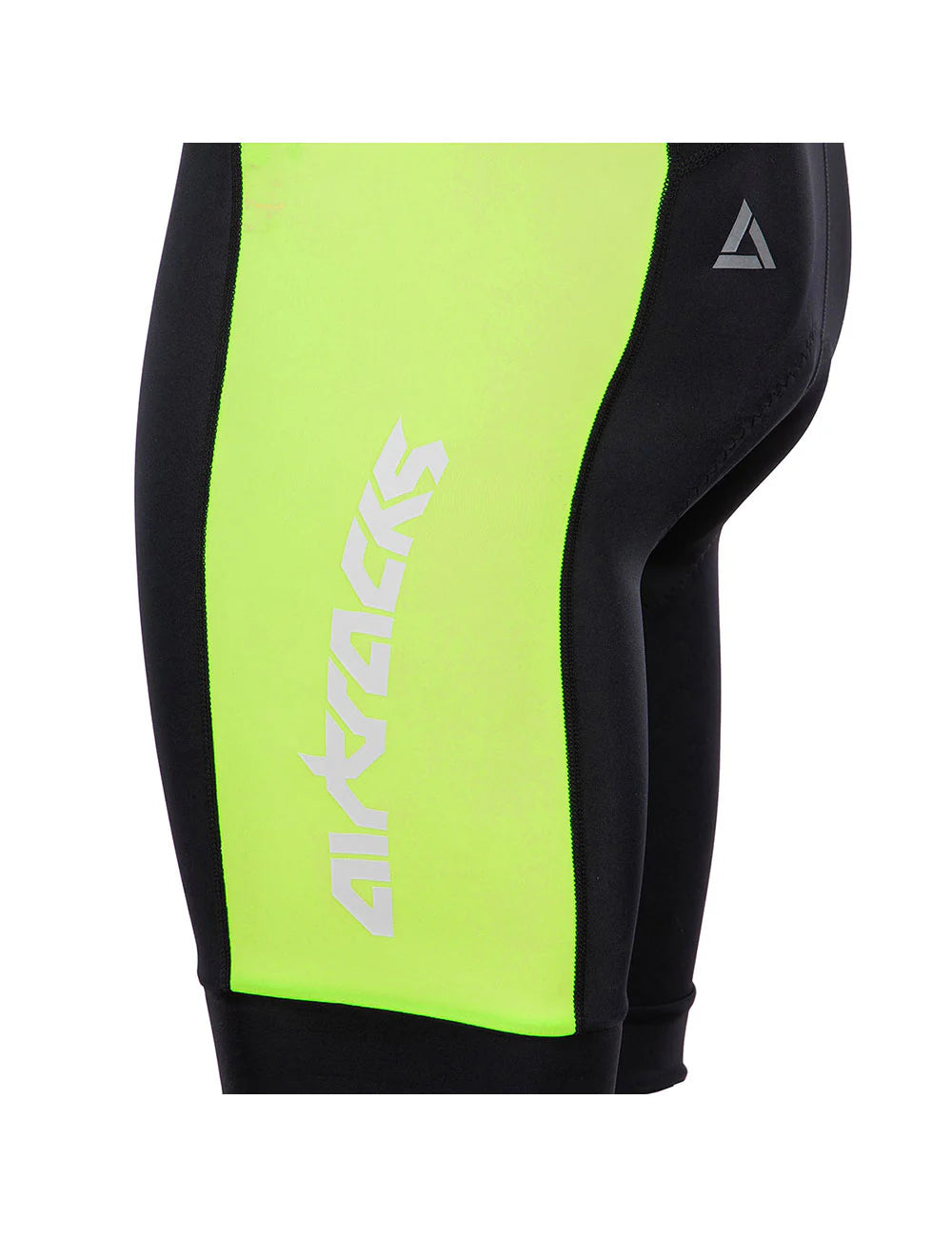 Salopette Ciclismo Corta Uomo - Salopette Pro Line Nero-Neon