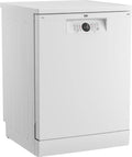 Beko BDFN26420W b300 Lavastoviglie a libera installazione, integrabile, 14 coperti, Motore ProSmart Inverter, TrayWash, HygieneIntense, 6 programmi, WaterSafe+, Bianco