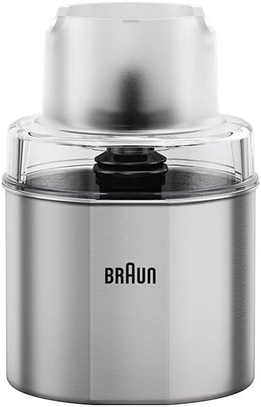 Braun MultiQuick 9 MQ 9187XLI – 5-in-1 Stabmixer mit Küchenmaschinen-Aufsatz, Zerkleinerer, Kartoffel- & Gemüsestampfer & Schneebesen, stufenlose Geschwindigkeitseinstellung, 1200 W, Schwarz/Edelstahl