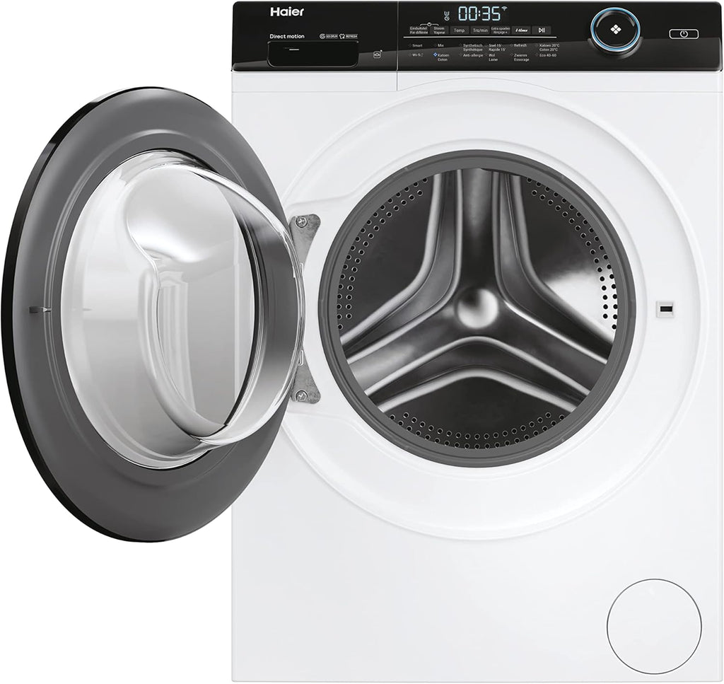 Haier I-PRO SERIE 7 HW80-B14979 Waschmaschine / 8 kg / A - beste Effizienz / Direct Motion Motor - absolut leise / XL-Trommel / Refresh-Dampfprogramm / Vollwasserschutz / ABT