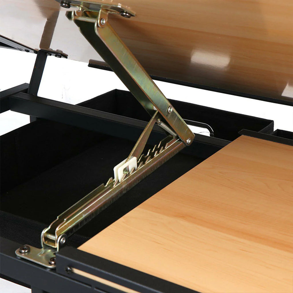 Lykke Zeichentisch mit Holzoberflche und Hocker