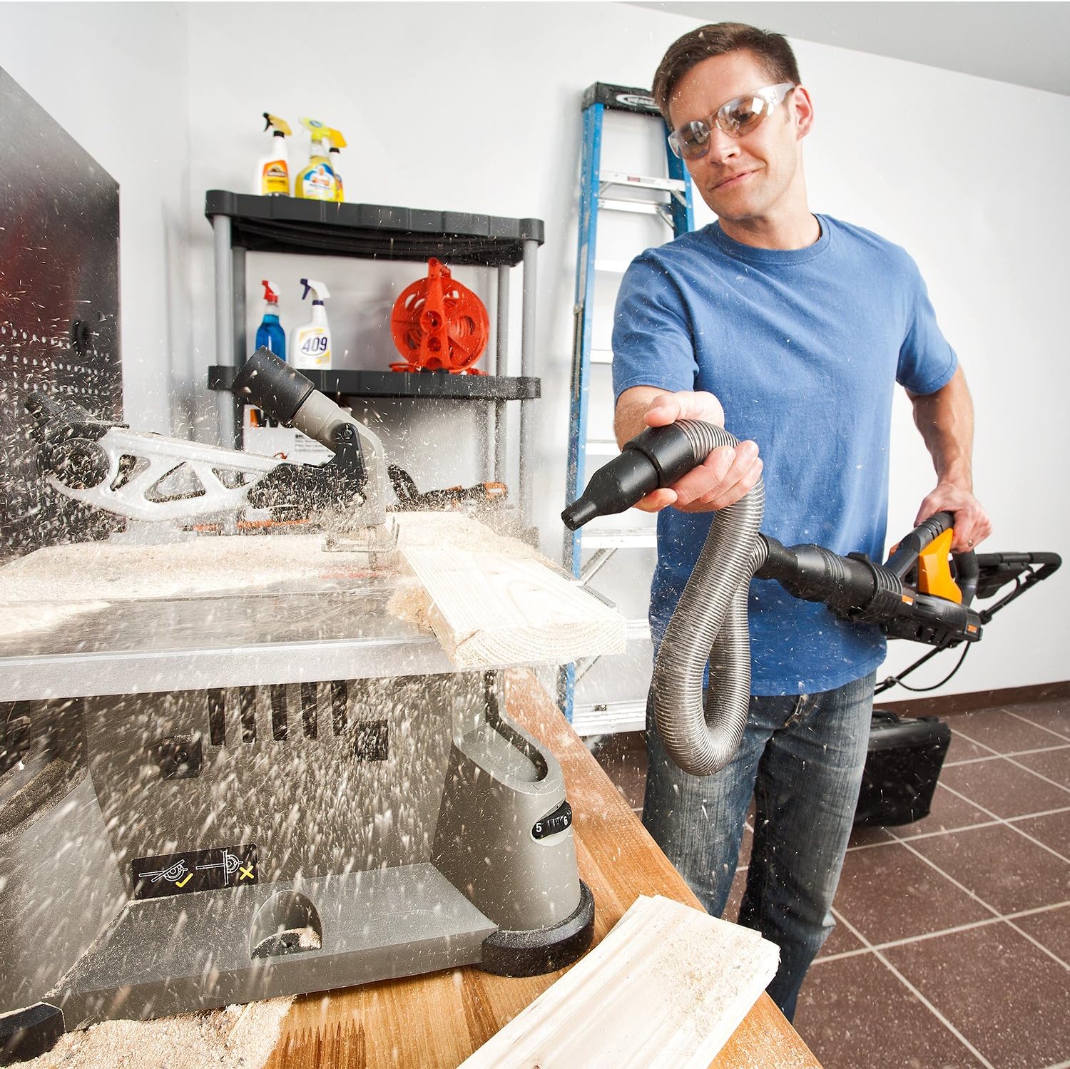 WORX WG545.9 20V Aria per Uso Gravoso al Litio Multiuso Soffiatore/Scopa/Pulitore-Utensile
