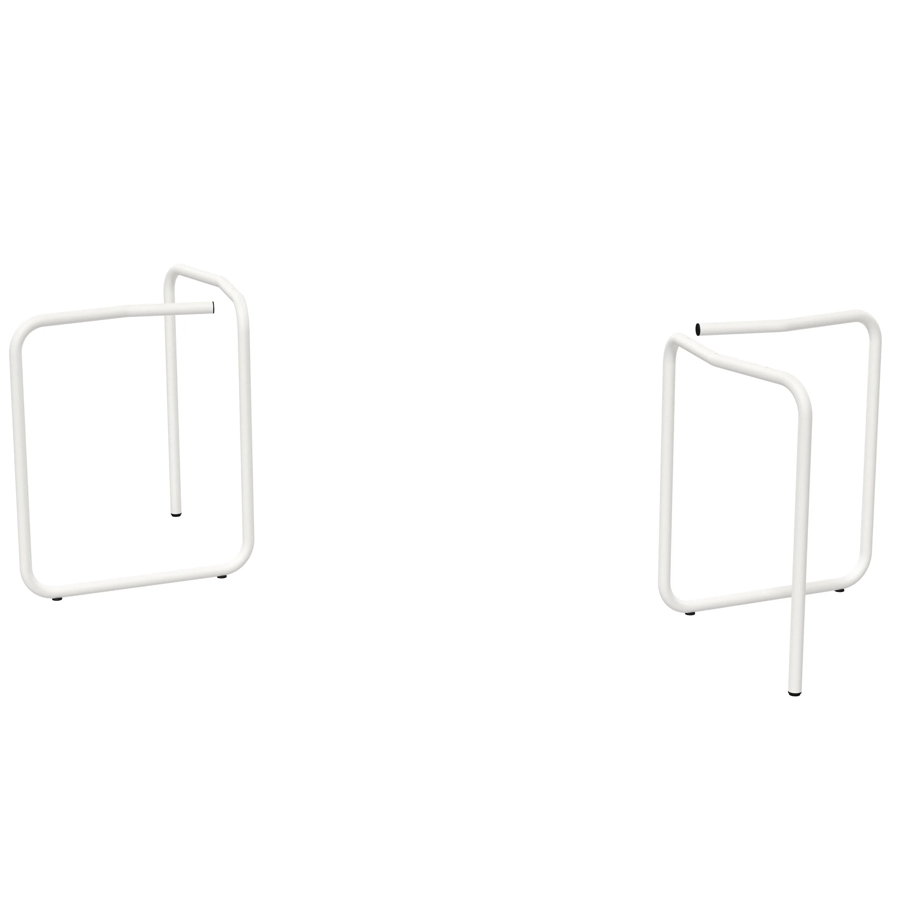Tischgestell HELIOS Faltbar Wei  (Set 2 Stück)