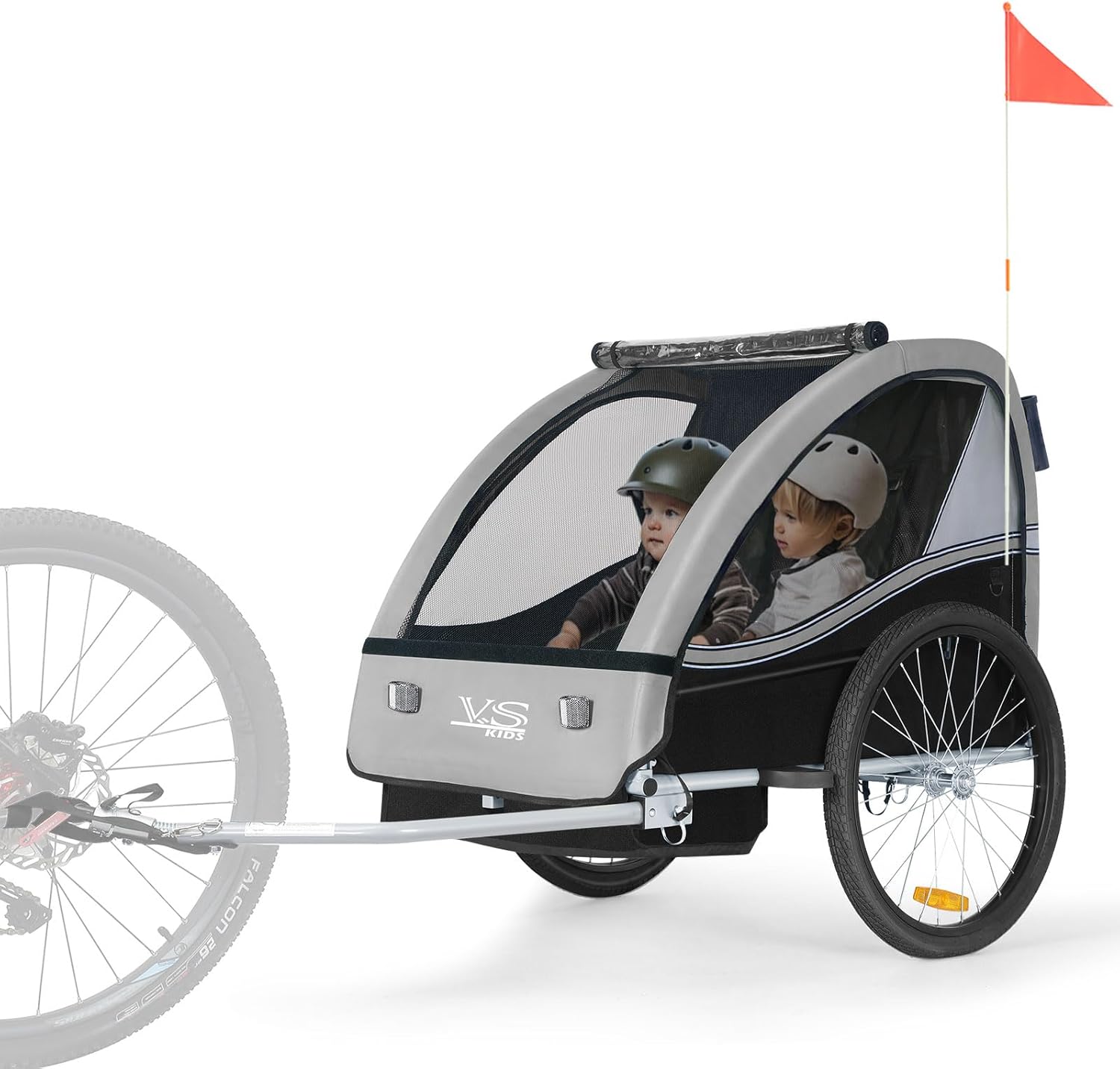 Tiggo VS 2 in 1 Rimorchio per bambini Rimorchio per bici Rimorchio con set passeggino Jogger 50202