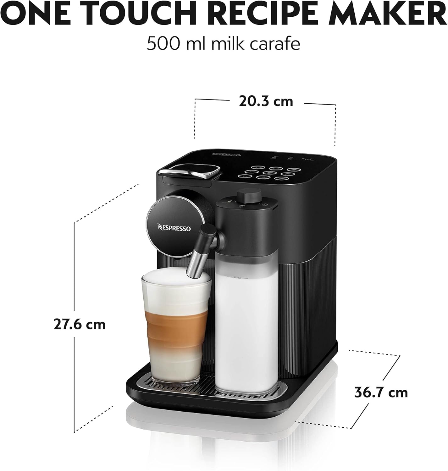 De'Longhi Nespresso Lattissima Touch Animazione EN 560.S Macchina da caffè