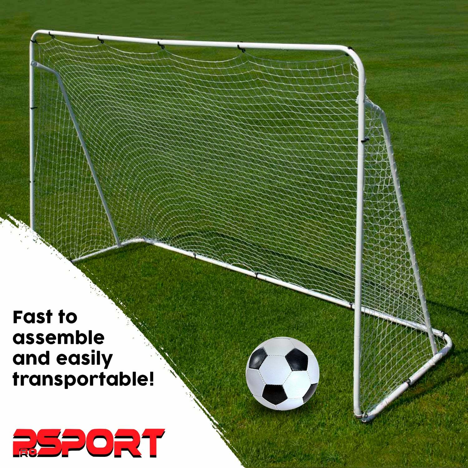 Prosport Porta da calcio Real 240 x 150 cm