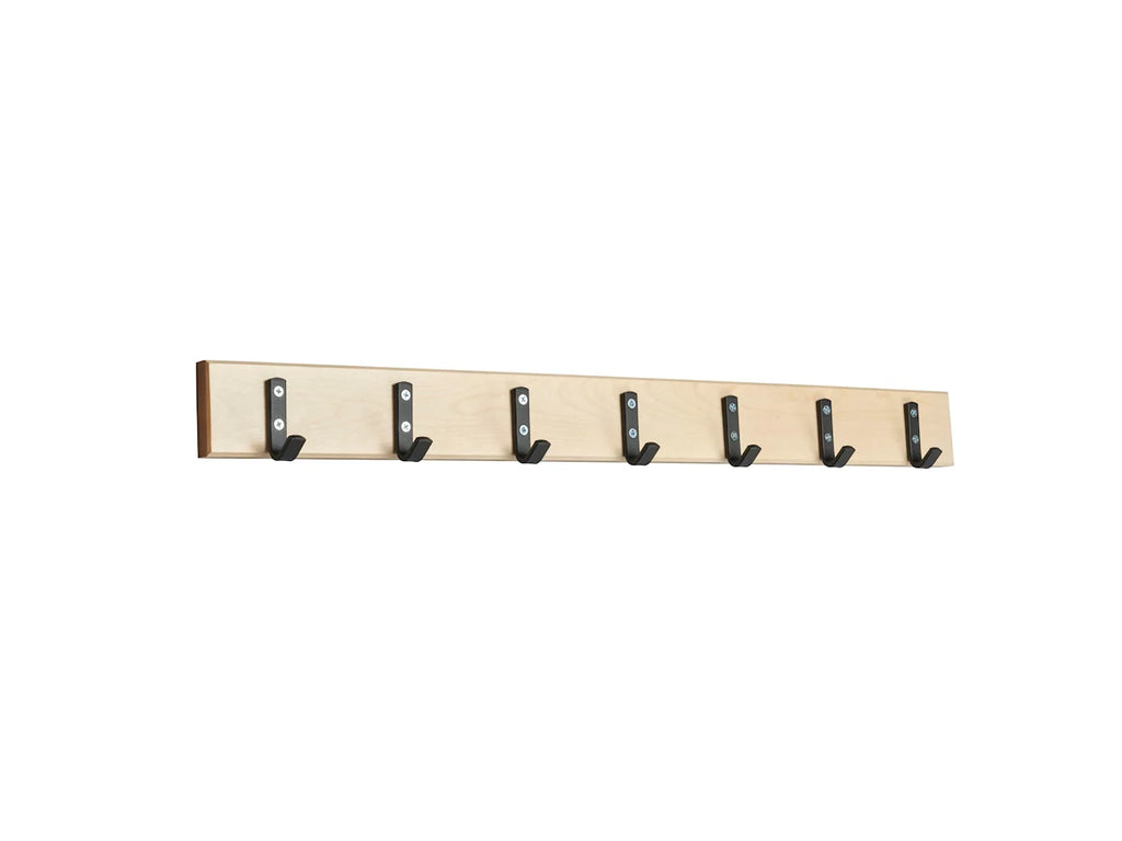 Essem Design Appendiabiti 1 Appendiabiti Betulla 105 Cm, Nero