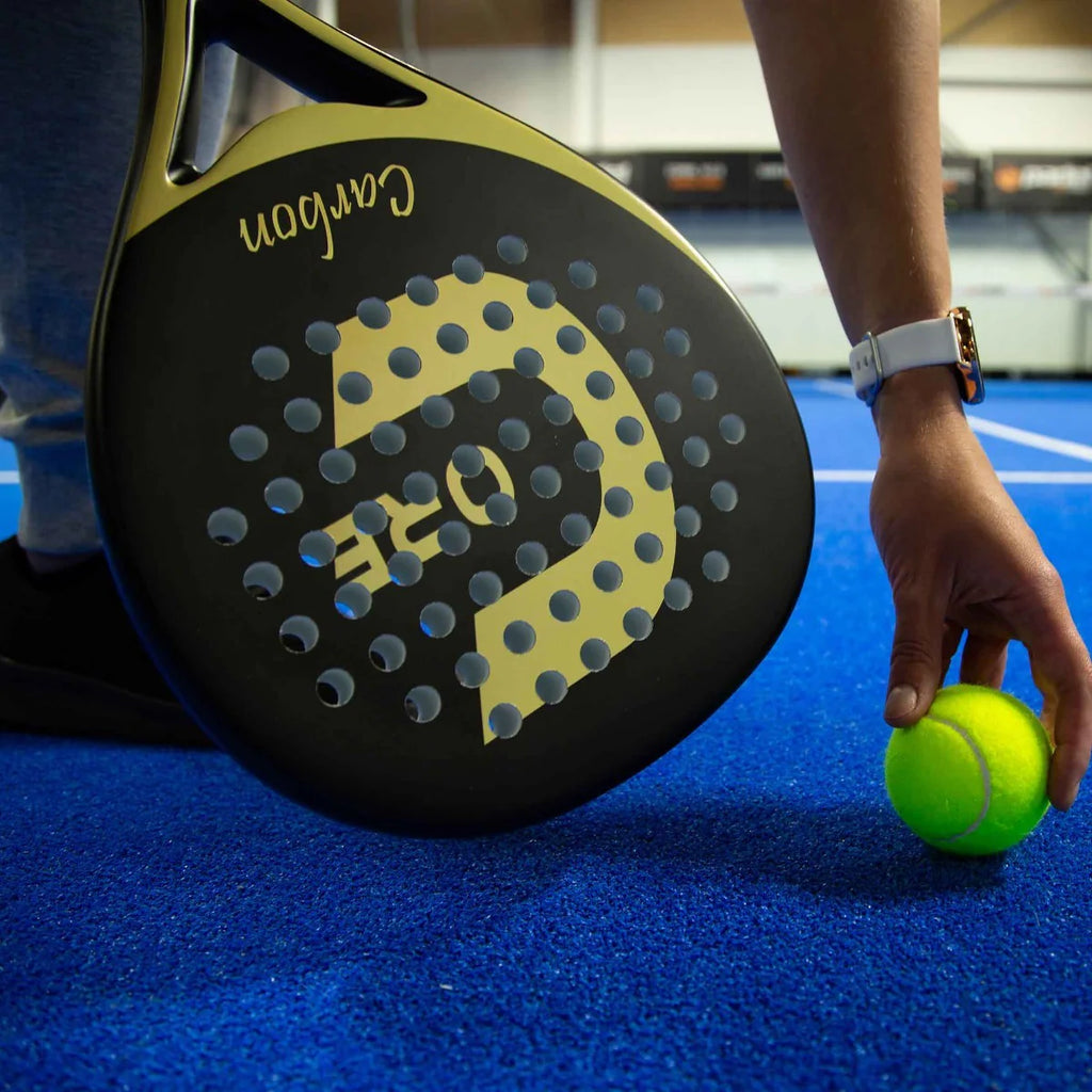 Set Core Padel Carbon, 2 Racchette + Palline