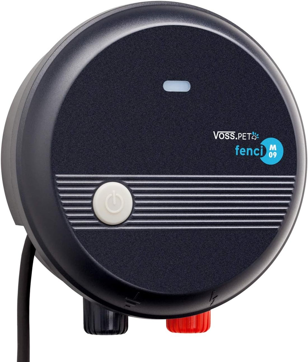 Kit completo recinzione per cani 100m elettrificata, ideale per recintare il vostro giardino, con numerosi accessori, pronta all'uso con 300m di filo per recinzione elettrica verde e tester per recinzione, 20 paletti verdi da 105cm