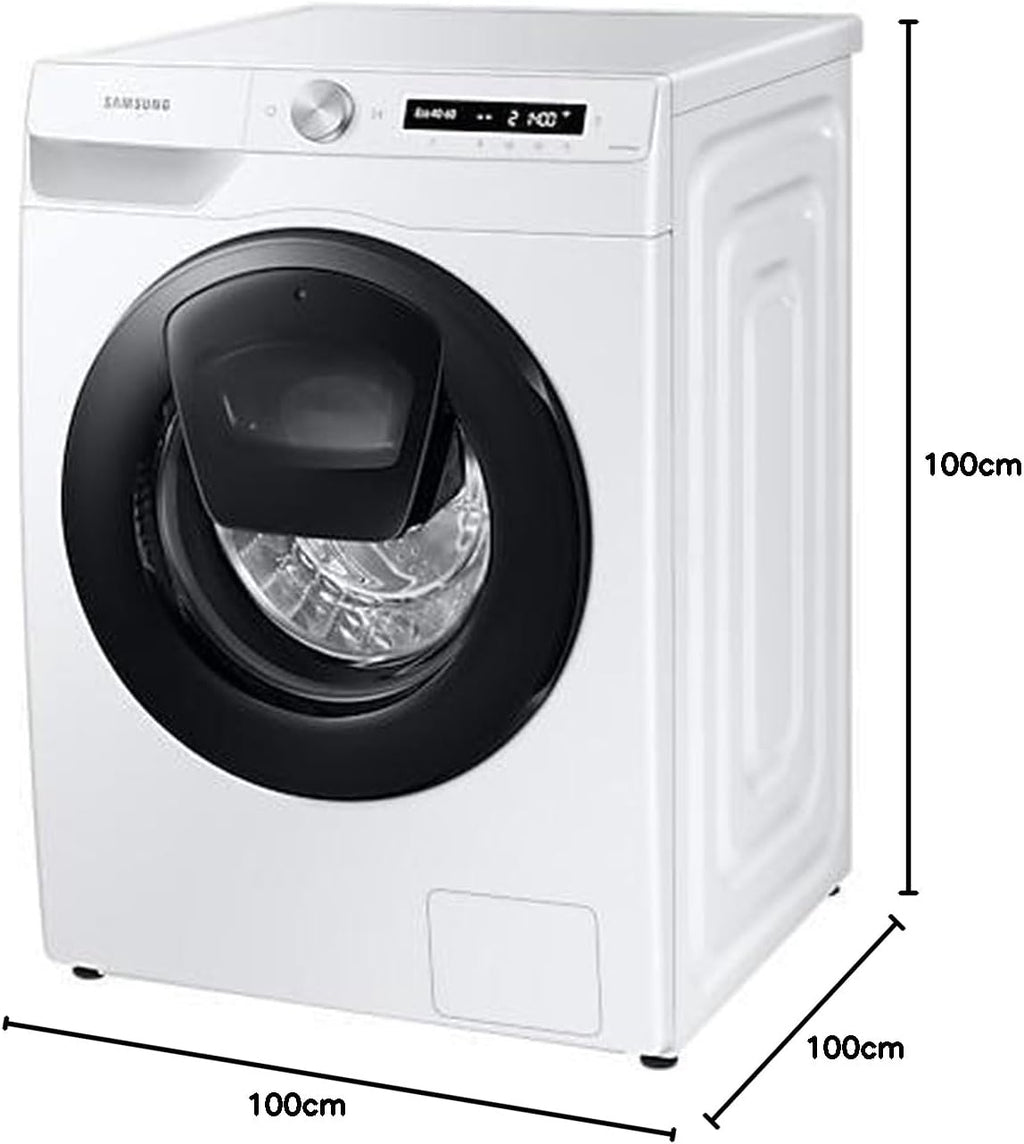 Samsung WW90T554AA Lavatrice a Carica Frontale 9 kg 1.400 Giri/Min, AddWash, Ecobubble, Vapore igienizzante, ECO5590 Classe efficienza energetica: A