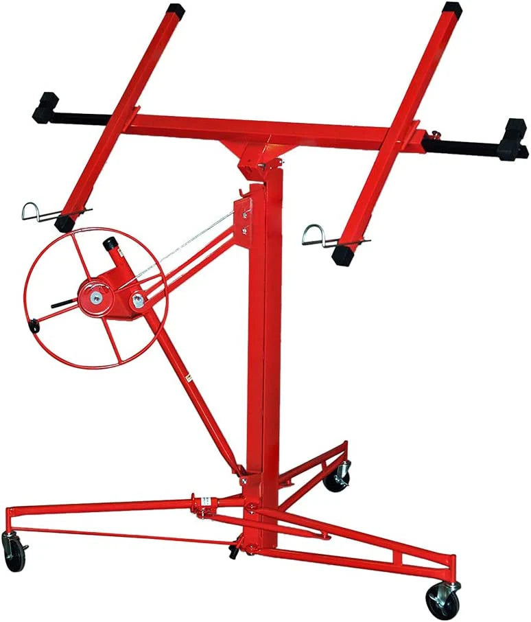 Sonnewelt Sollevatore per cartongesso 68 kg di capacità di carico pieghevole regolabile in altezza 140 cm - 350 cm