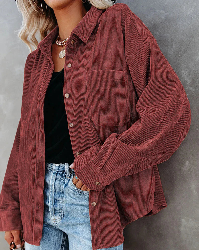 Lizzie - Vintage-Samthemd