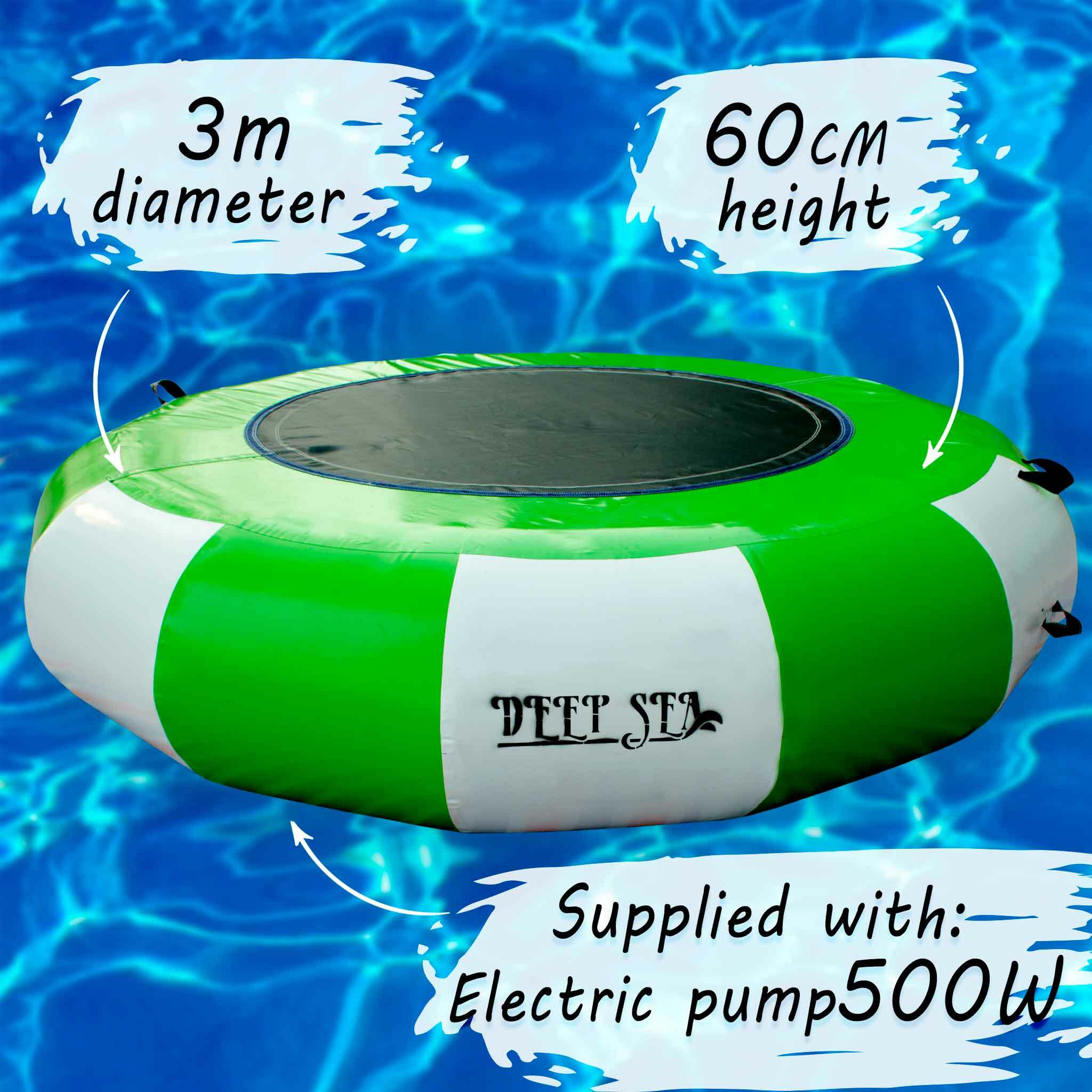 Trampolino acquatico Deep Sea 3m