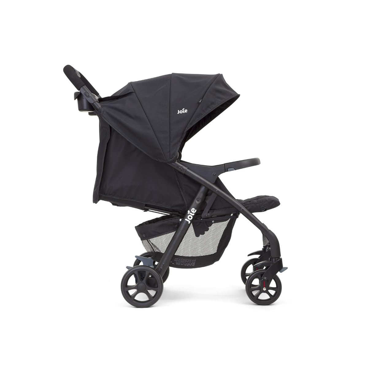 Joie Muze LX Passeggino reclinabile completo con sacco termico (dalla nascita a circa 3 anni, 0-15 kg) - Carbone